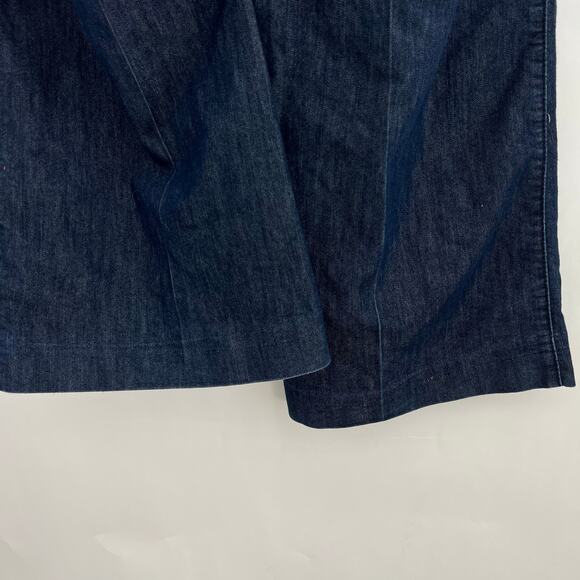 Calvin Klein Jeans (12) 34x31 Regular Wide Leg Jeans Blue Dark Wash Mid Rise - Picture 5 of 11